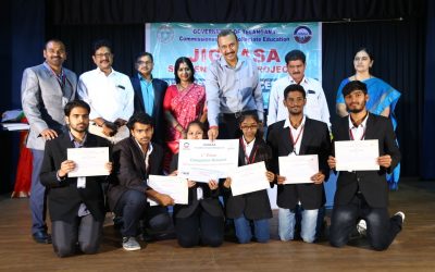 Received JIGNASA State level 1st prize in Computer Science