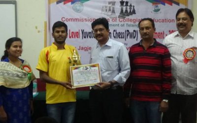 BJR GDC hosted state level Chess(PwD) tournament