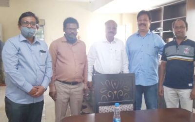 Visit to Sri Surya Raj Garu, Managing Director, Bharat Dynamics Pvt. Ltd for College Development