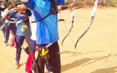 BJR GDC Student Mr. D.G. Tharun Kumar topped in OU Archery Competitions