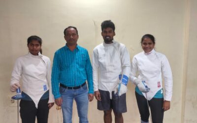 BJR GDC Students selected for All India Fencing Competitions.