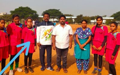 Congratulations to Ms. A. Kaushitha for her selection in Hockey Tournament.