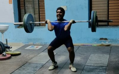 Mr Mahesh, BJR GDC Student topped in OU Weight Lifting Competitions