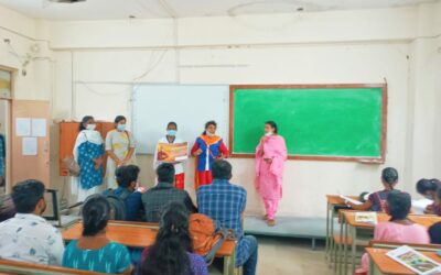 Members of Sri Ramakrishna Mutt Interaction with BJR GDC Students