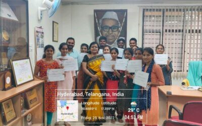 Data Science Students successfully completed Python Certification from Spoken Tutorials, IIT Bombay