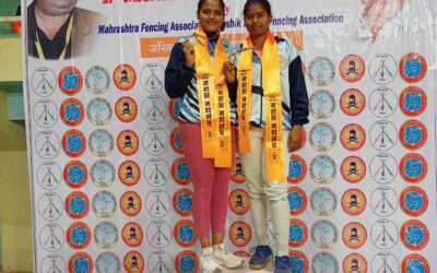 Ms Gouri and Ms Sireesha Bagged 17th Cadet National Fencing Championship