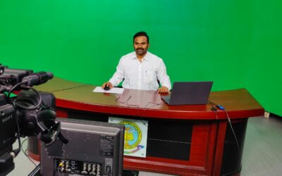 Dr SambasivaRao Delivered Video Lessons at EMRC, Dr BRAOU
