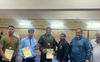 Mr. G.Shiva Karthik (III B.Com) won first place in Osmania University inter-collegiate Boxing tournament