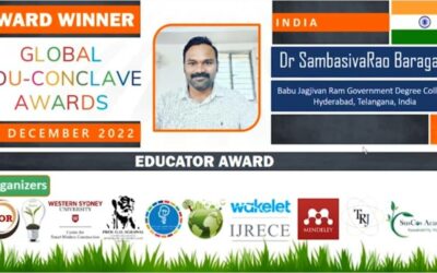 Dr SambasivaRao Baragada Received Educator Award
