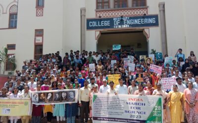 BJR GDC Students Participated in India March for Science – 2023