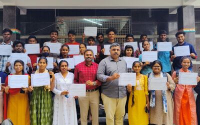 Computer Science students successfully completed Certificate Courses from Spoken Tutorials, IIT Bombay