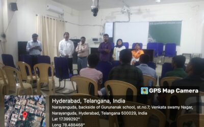 Mr Nagesh, Consultant of CRISP, interaction with Students of BBA Retail Operations.