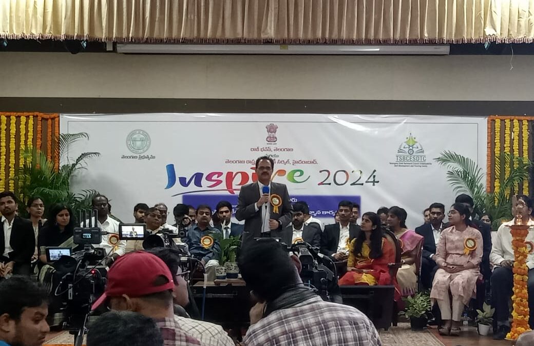 BJR GDC NSS Program Officers, NSS Volunteers and NCC Cadets attended Inspire 2024 at Rajbhavan