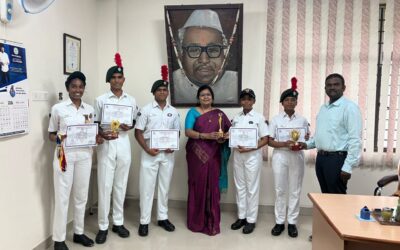 BJR GDC NCC (Naval) Cadets Outstanding Performance at All India Nau-Sainik IGC Competitions
